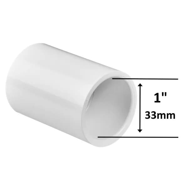 PVC Muff 1 F/F