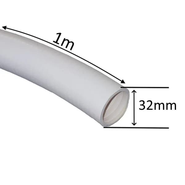 Poolslang PVC 32mm 1m