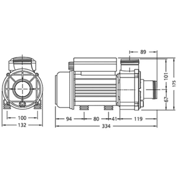 HA350 Centersug 0,68kW