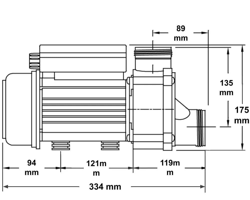HA350 Self Drain 0,55kW