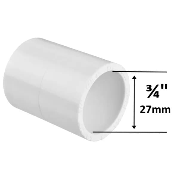 PVC Muff 3/4 F/F