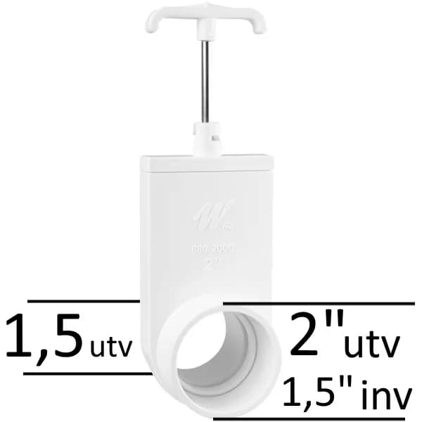 Ventil 1,5 M/F 2 M