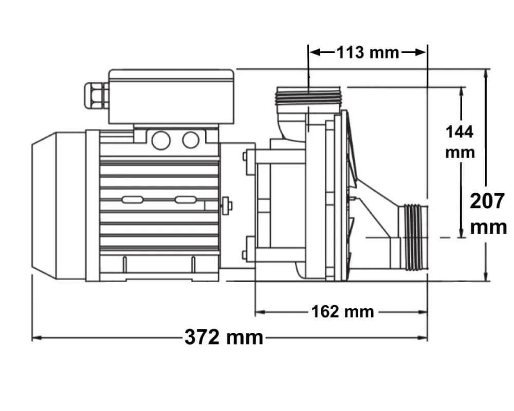 HA460 Pump Dränerad