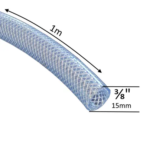 Poolslang PVC 3/8 1 m