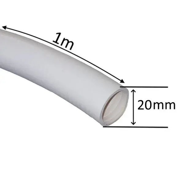 Poolslang PVC 20mm 1m