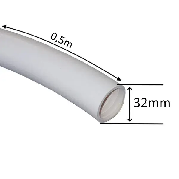 Poolslang PVC 32mm 0,5 m