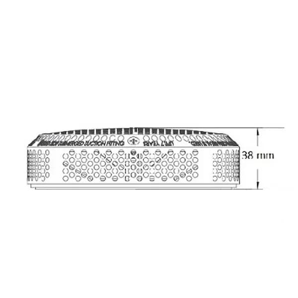 Waterway Super Hi-Flo insugsgaller Svart