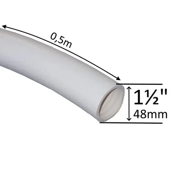 Poolslang PVC 1,5 0,5 m