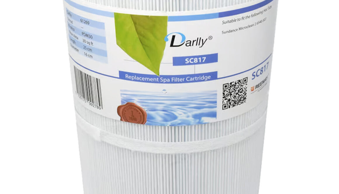 Spafilter SC817 är ett ovalt lite speciellt spafilter