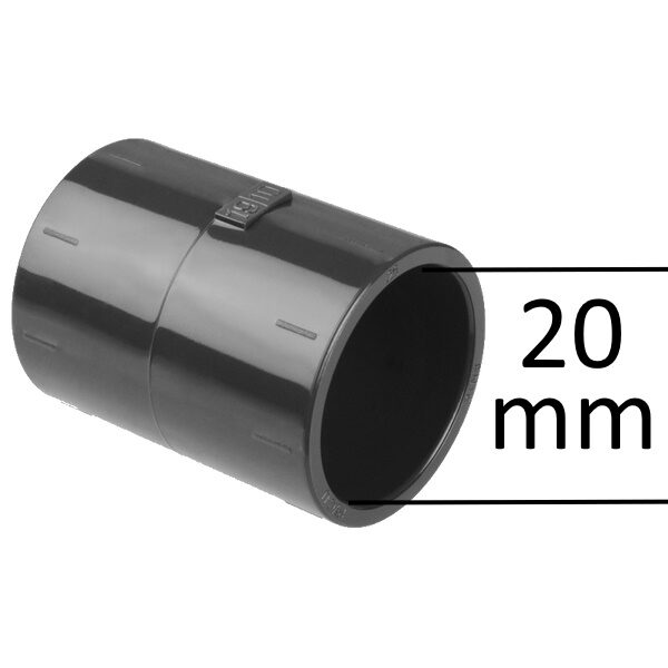 Muff 20 x 20mm F/F