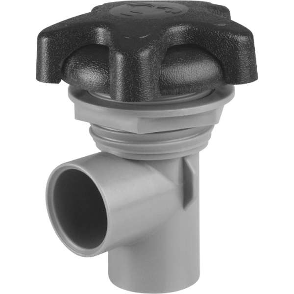 Jazzi 1" on/off valve with star-shaped cap